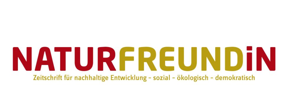 Schriftzug der NATURFREUNDiN Schriftzug der NATURFREUNDiN